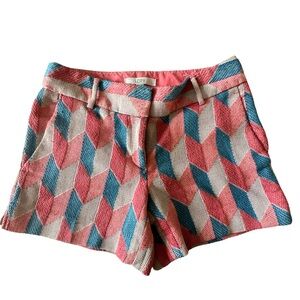 LOFT  Pink and Blue Shorts